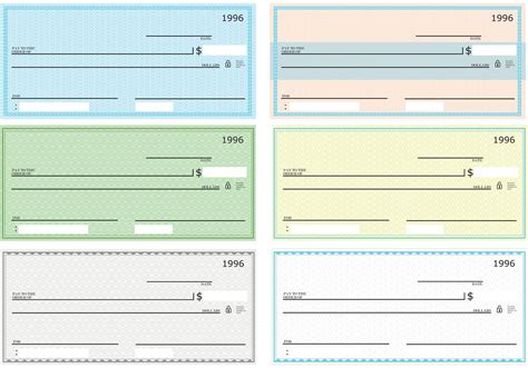 printable check template.